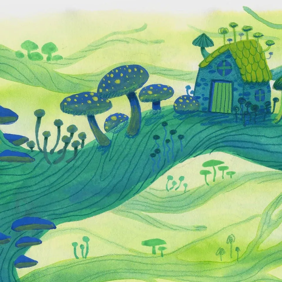 A House in the Treetops Hannakin Print