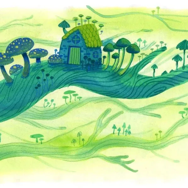 A House in the Treetops Hannakin Print