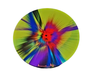 Aimless Active Anxious Eager Round Beautiful Paintings by Damien Hirst