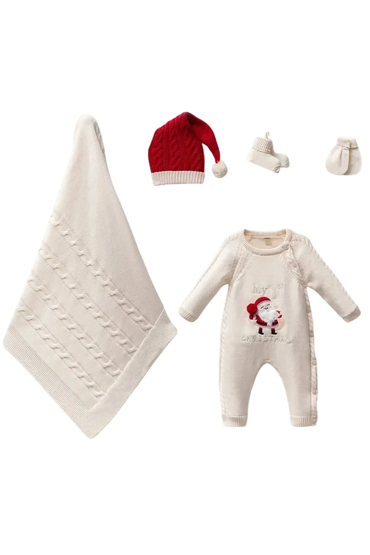 Baby Santa Christmas Outfit ( 5 Pcs )