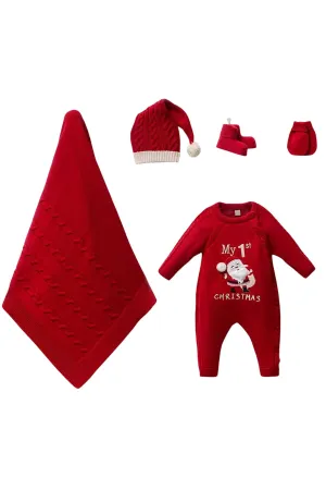 Baby Santa Christmas Outfit ( 5 Pcs )