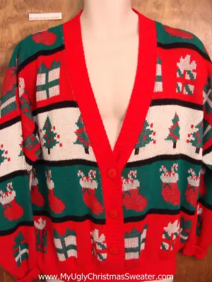 Best 80s Retro 2sided Ugly Christmas Sweater