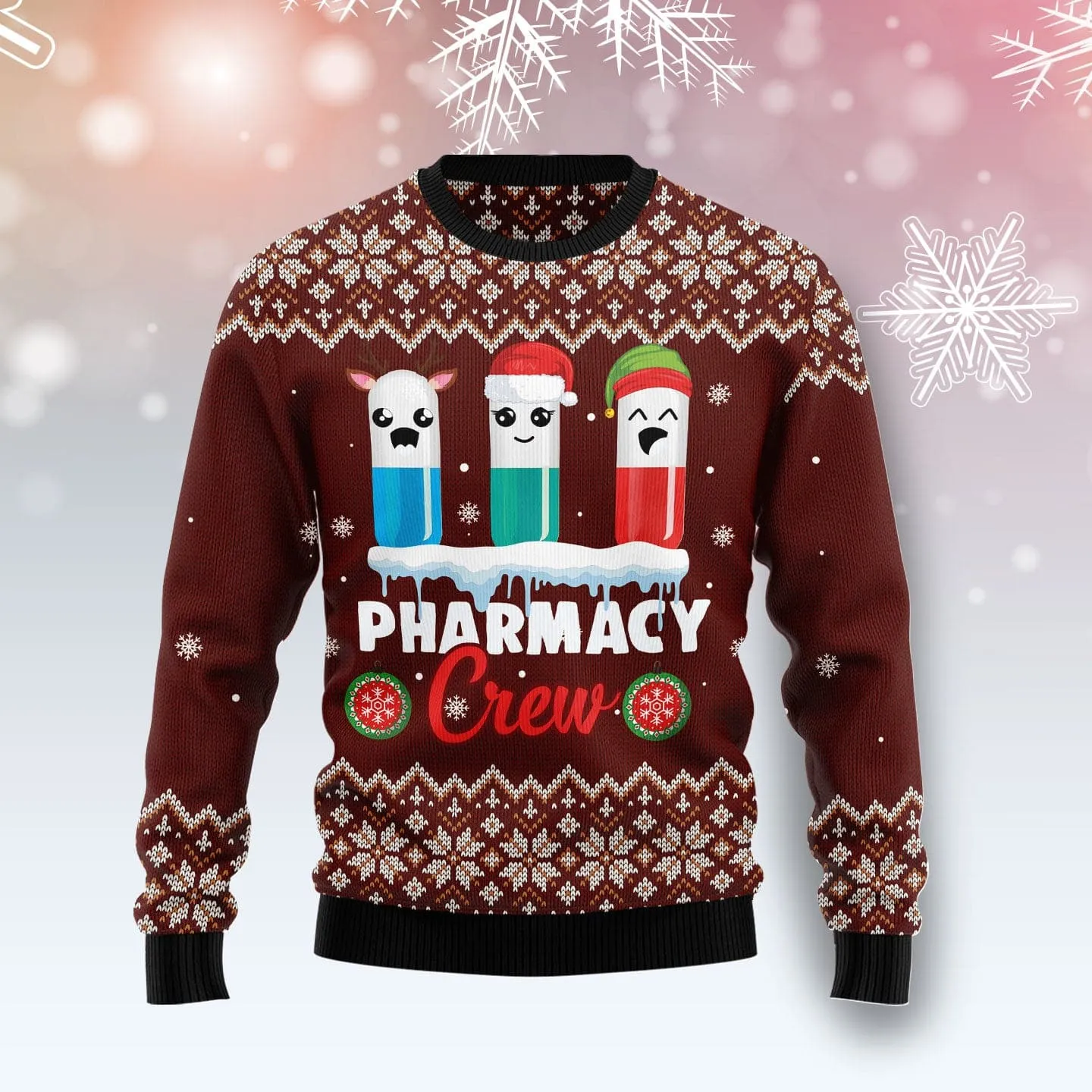 Christmas Pharmacy Crew Ugly Christmas Sweater