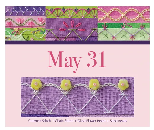 Embroidery Combinations Perpetual Calendar