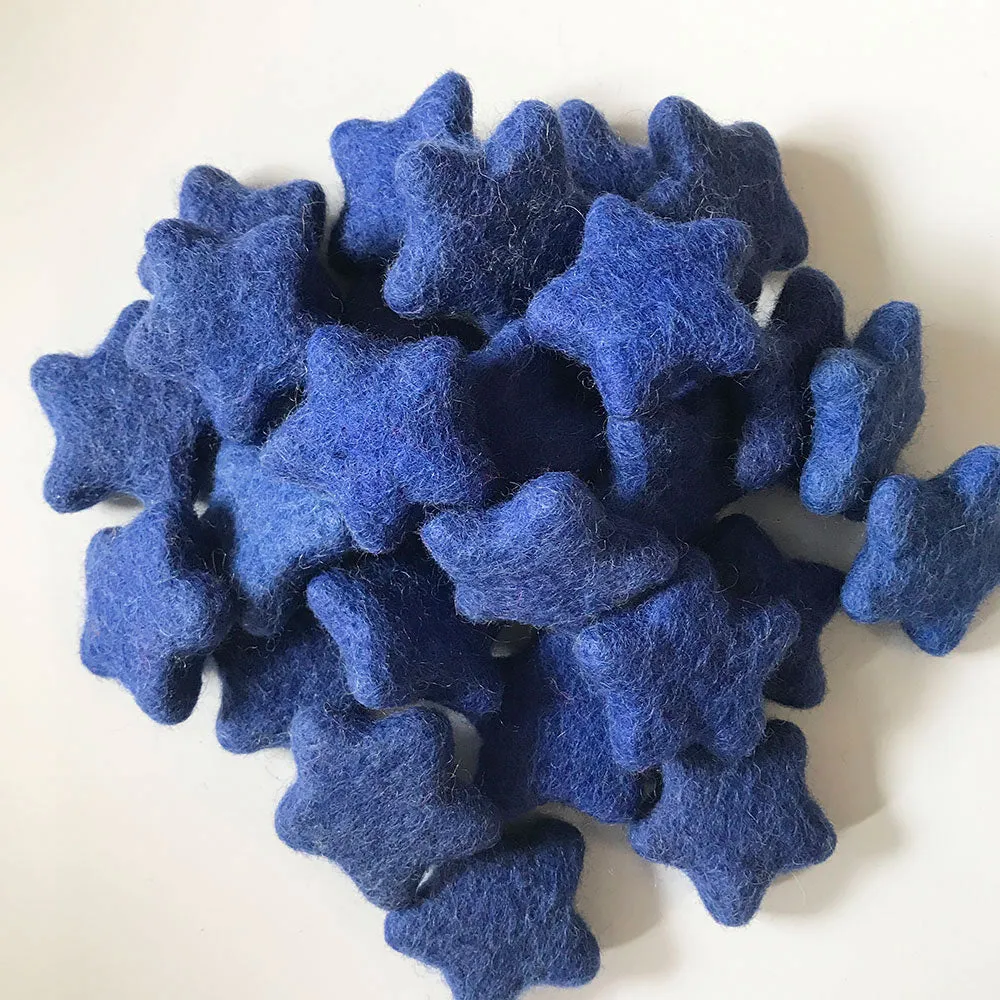Felt Stars Royal Blue