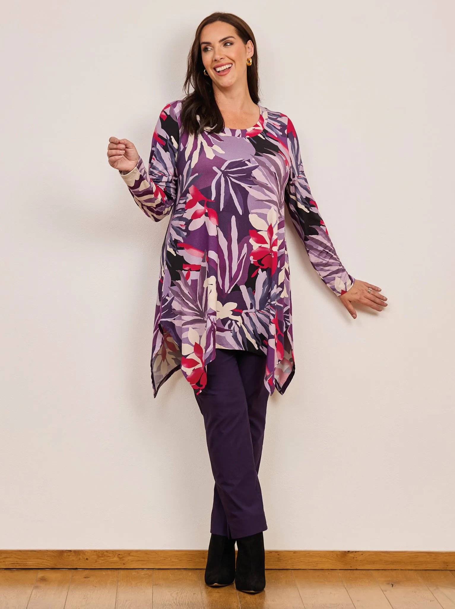 Gabriella Jersey Top - Multi
