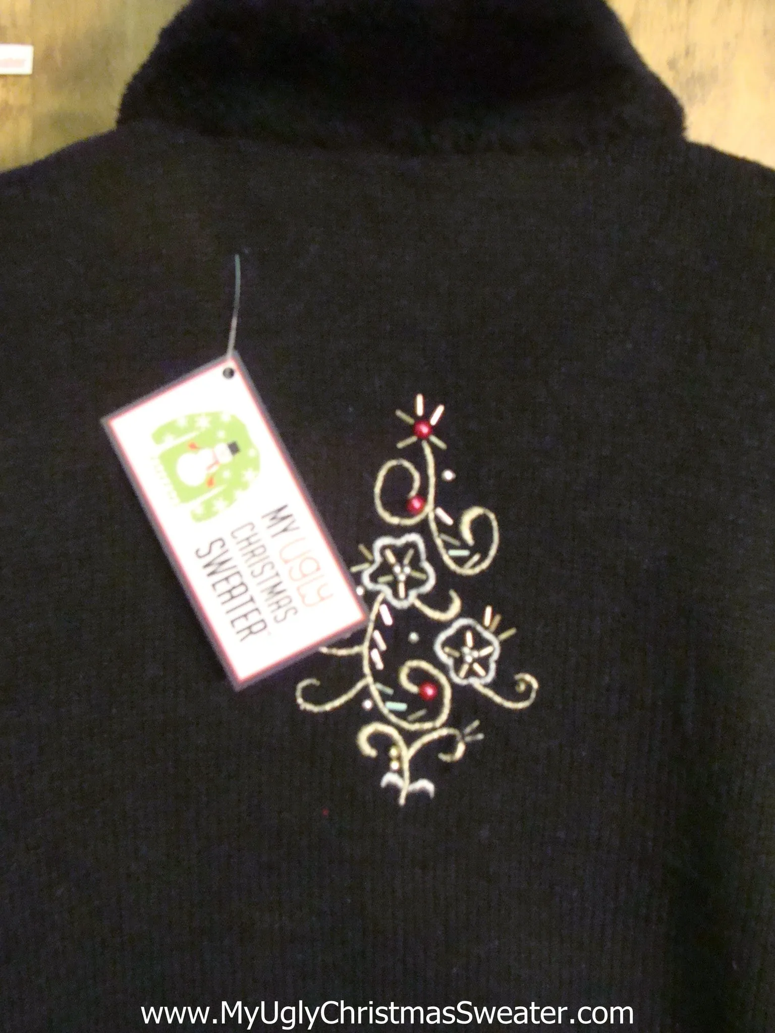 Holiday Swirls Cat Christmas Sweater