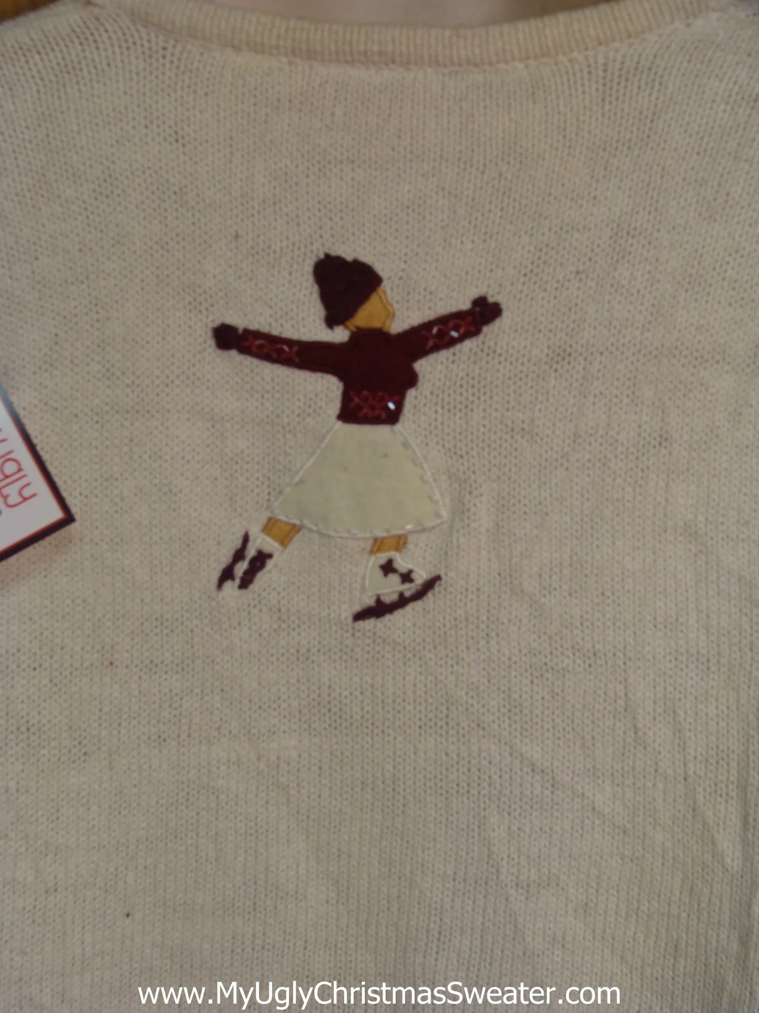 Ice Skating Cute Christmas Sweater Vest
