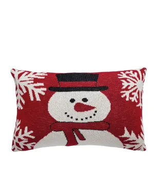 Snowman Throw Pillow