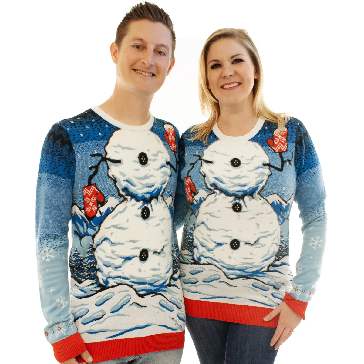 Snowman | Ugly Christmas Sweater For Men & Women | Unisex Sizing