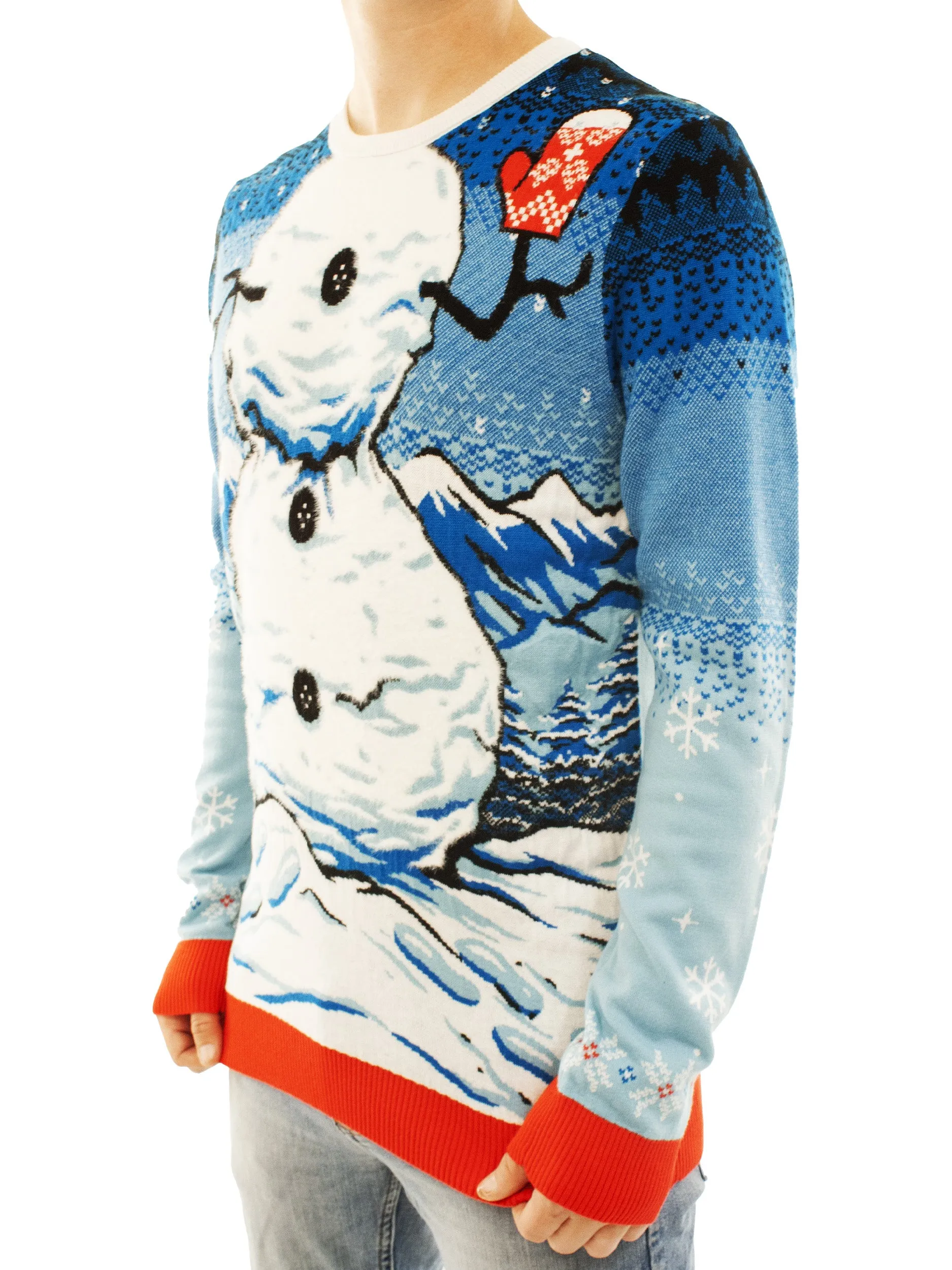 Snowman | Ugly Christmas Sweater For Men & Women | Unisex Sizing