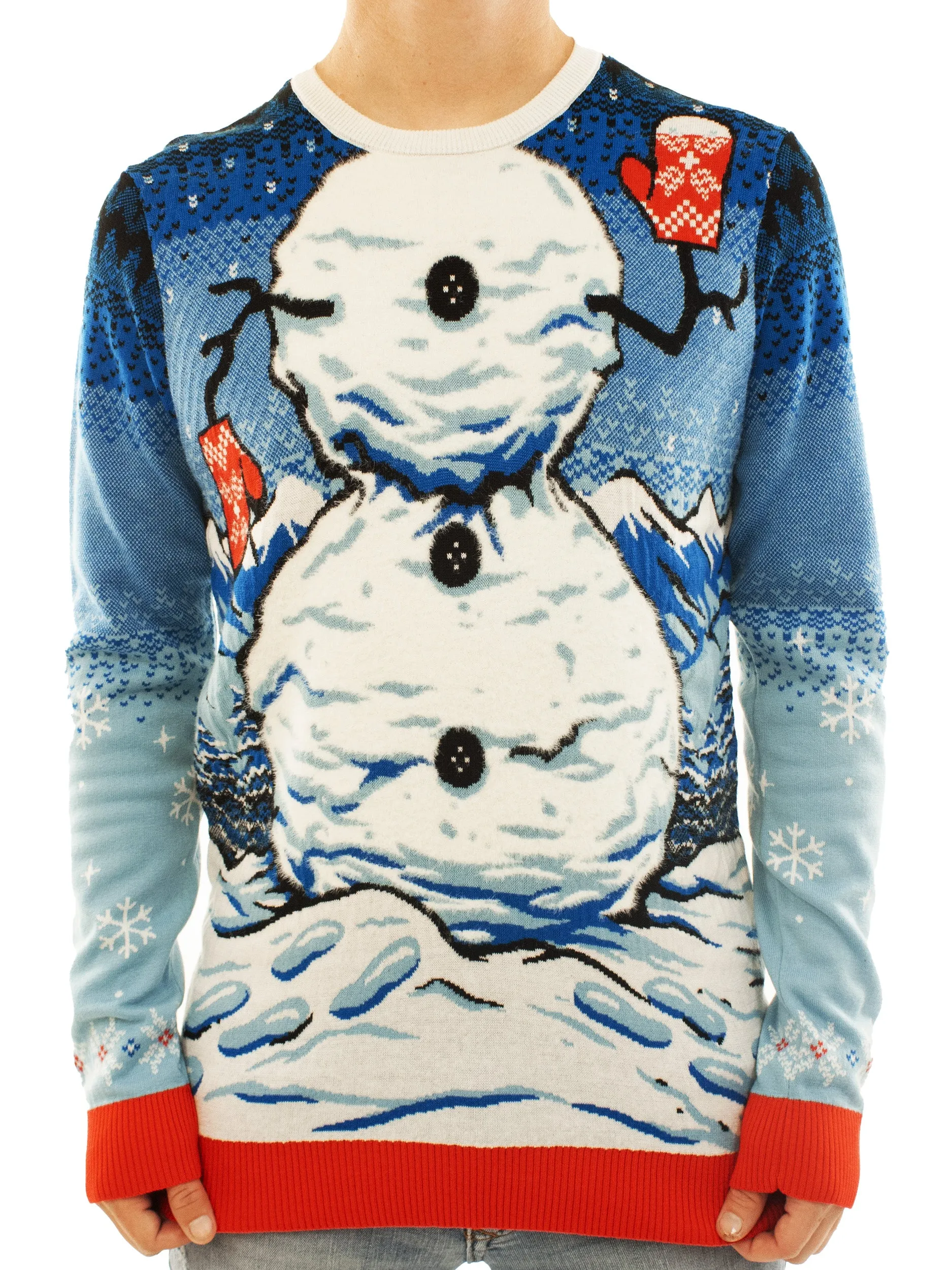 Snowman | Ugly Christmas Sweater For Men & Women | Unisex Sizing