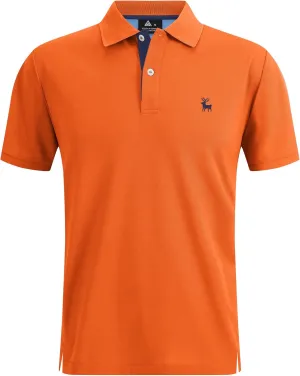 SWISSWELL Mens Short Sleeve Polo Shirts Moisture Wicking Summer Casual Collared Tennis Golf Shirts