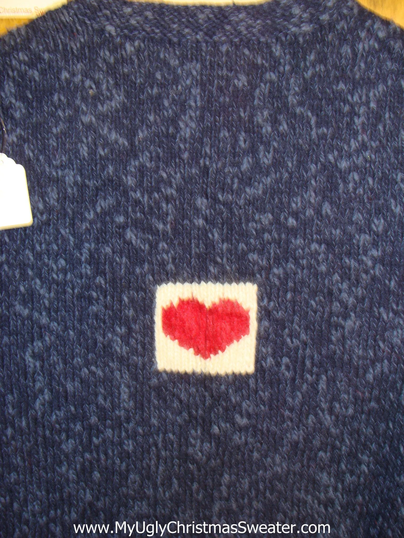 The I LOVE YOU Cheap Ugly Christmas Sweater Vest