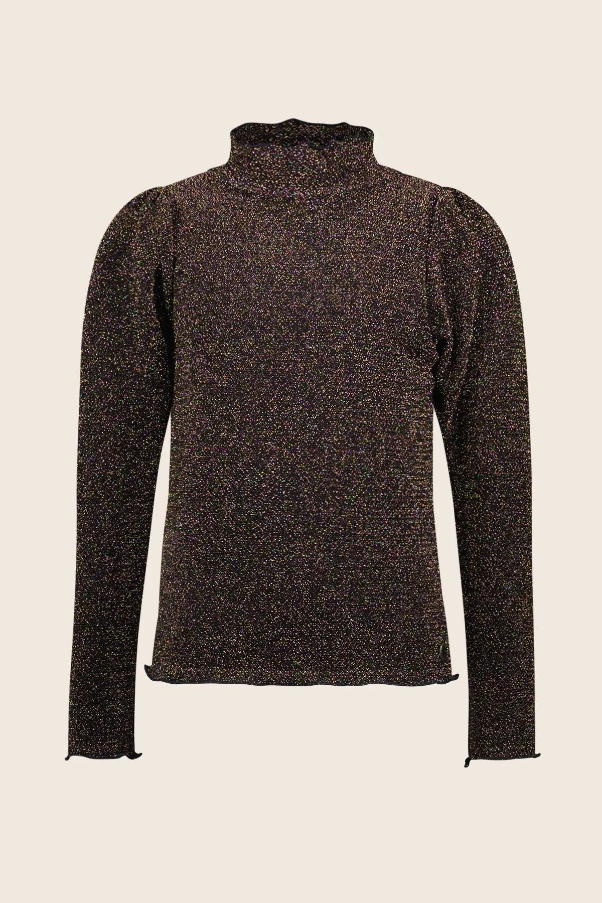 Tween Top | Elena Mock Neck Multi Color Top | Like Flo