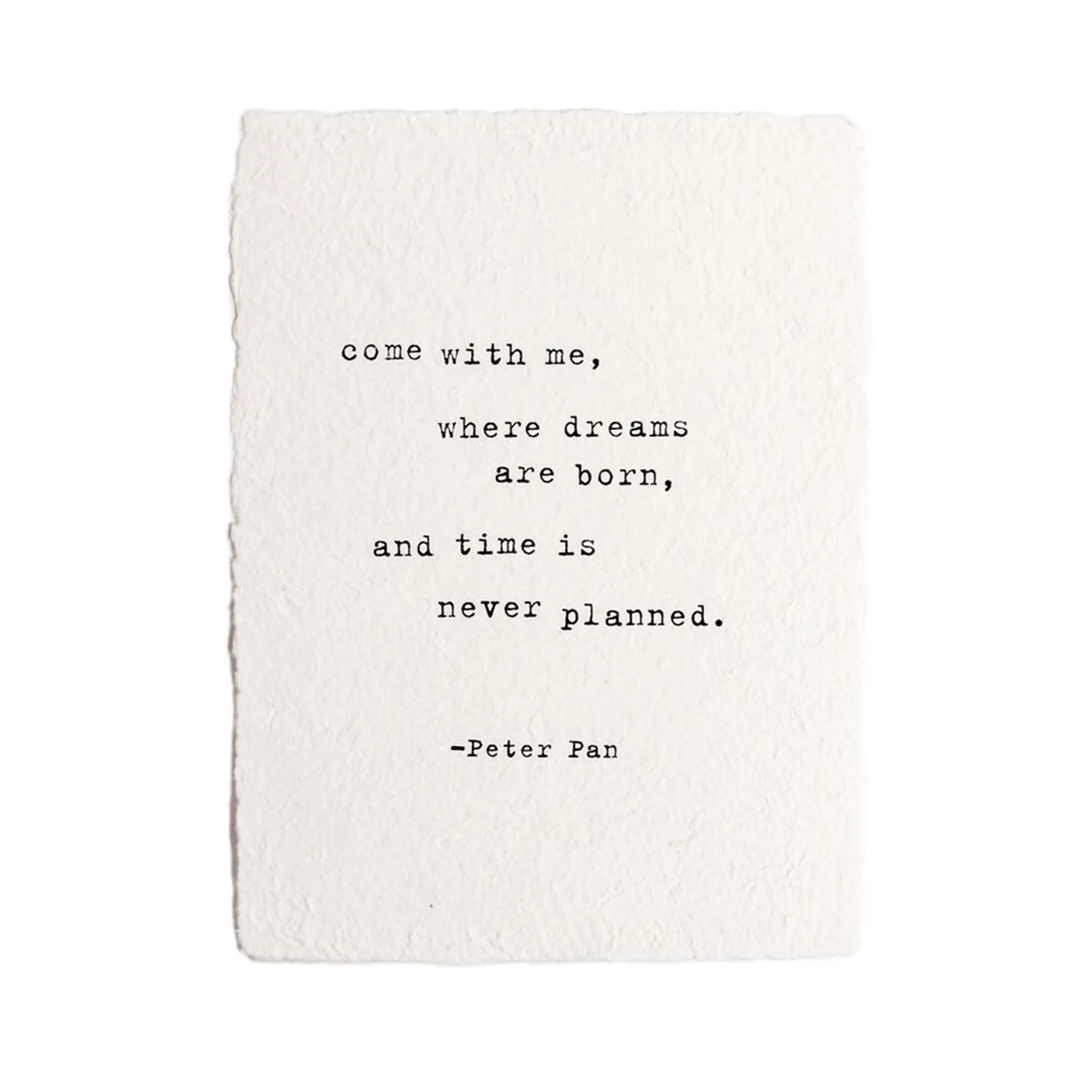 Whimsical Print on Hand Made Paper