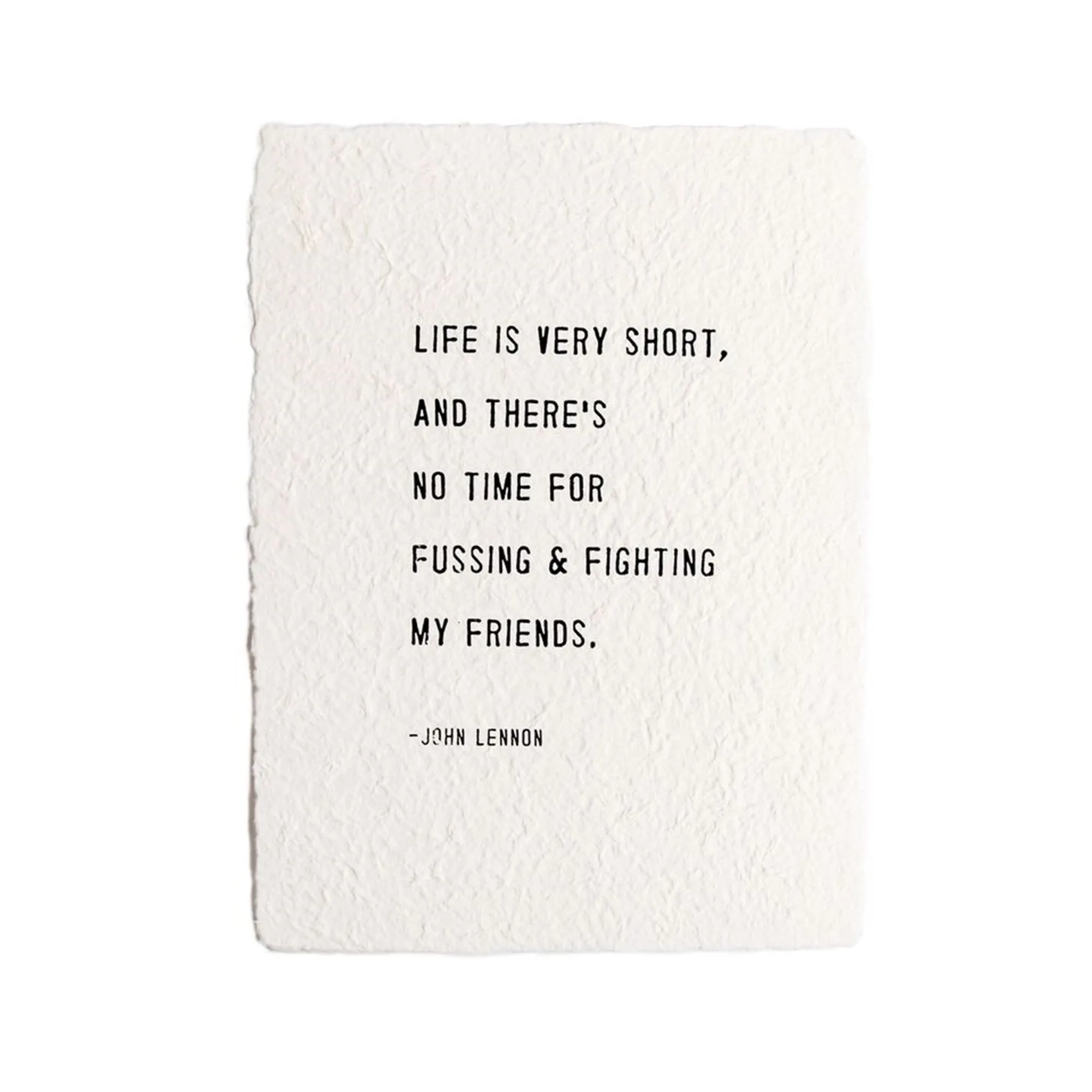 Whimsical Print on Hand Made Paper